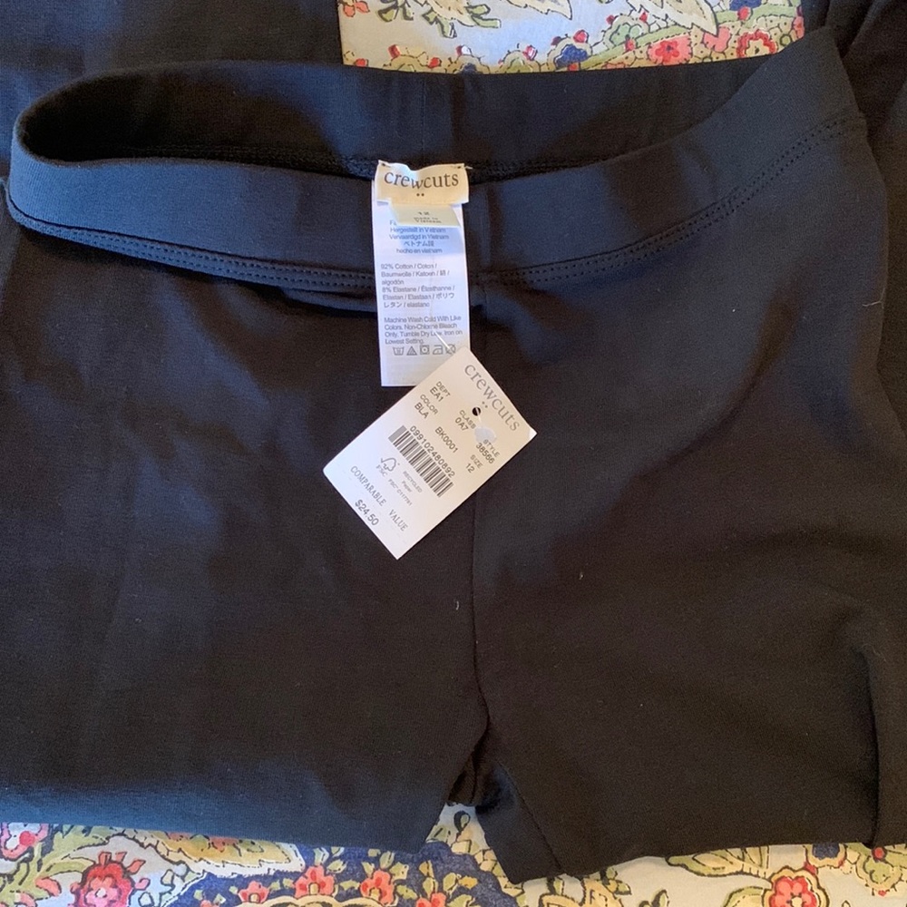 Girls size 12 Jcrew girls leggings